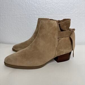 AEROSOLES Shoes Aerosoles Crosswalk Ankle Boots Suede Tie Back